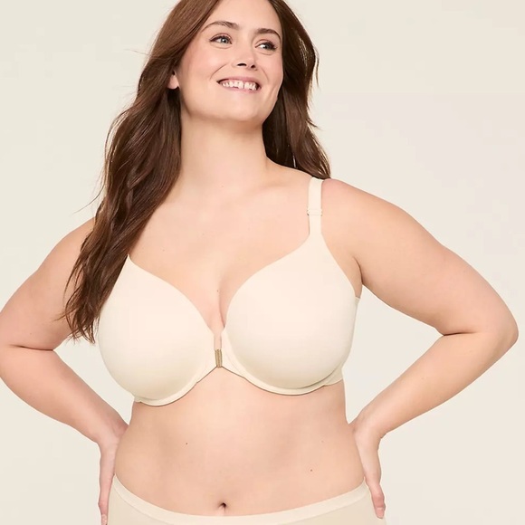 Cacique Totally Smooth Full Coverage Front-Close bra 46C - Picture 1 of 8